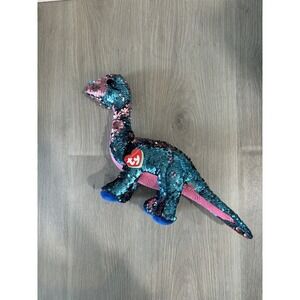 TREMOR DINOSAUR TY FLIPPABLES SEQUIN Space X NASA Launch 17 in.‎ Plush toy